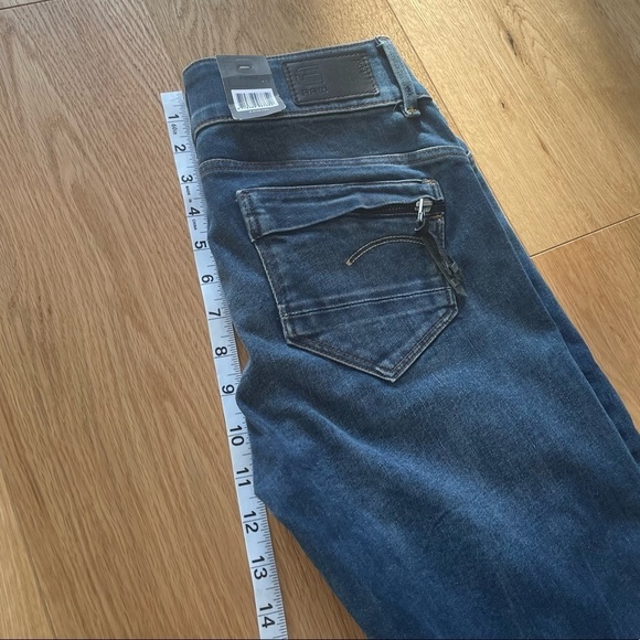 SALE ⬇️ NWT G-STAR MIDGE CODY MID SKINNY JEANS- 26 - Picture 14 of 14